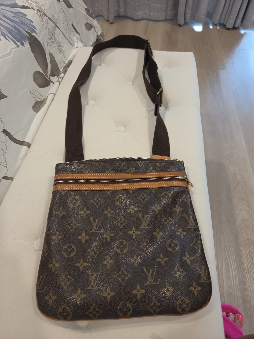 Louis Vuitton Brown Monogram Crossbody Bag